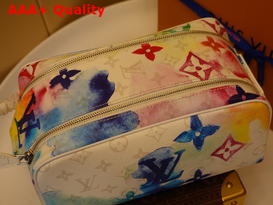 Louis Vuitton Dopp Kit Monogram Watercolor Multicolor Coated Canvas M80500 Replica