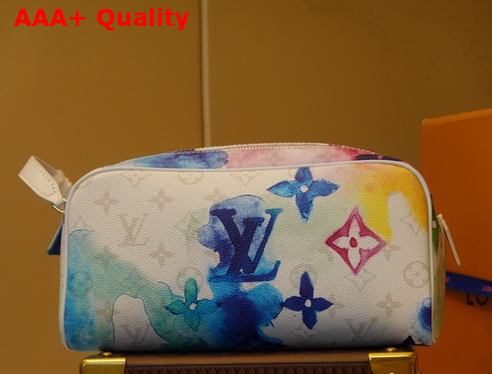 Louis Vuitton Dopp Kit Monogram Watercolor Multicolor Coated Canvas M80500 Replica