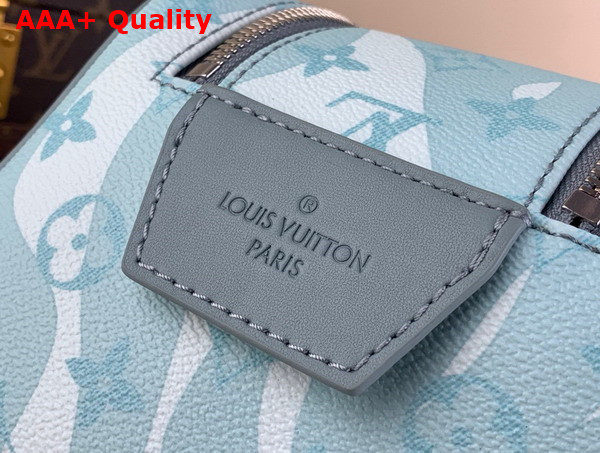 Louis Vuitton Dopp Kit Toiletry Bag in Crystal Blue Monogram Aquagarden Coated Canvas M82337 Replica