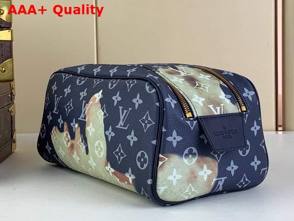 Louis Vuitton Dopp Kit Toiletry Bag in Monogram Tapestry Canvas Replica