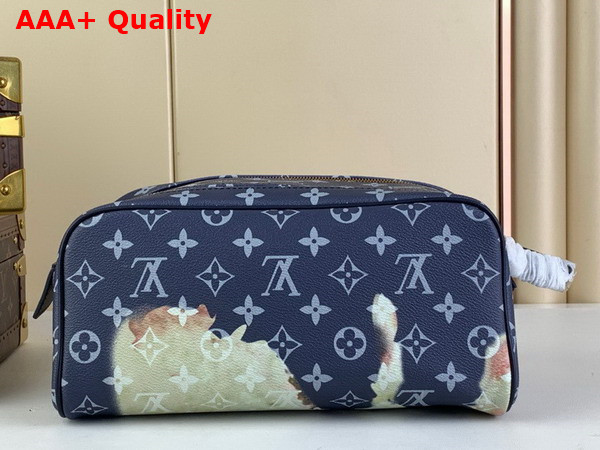 Louis Vuitton Dopp Kit Toiletry Bag in Monogram Tapestry Canvas Replica