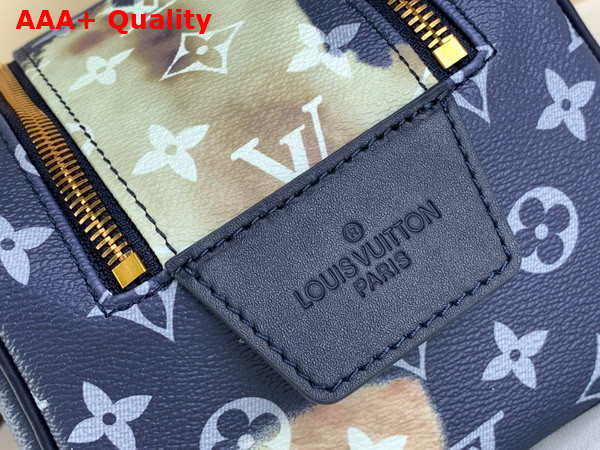 Louis Vuitton Dopp Kit Toiletry Bag in Monogram Tapestry Canvas Replica