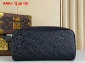 Louis Vuitton Dopp Kit in Black Taurillon Monogram Leather M59478 Replica