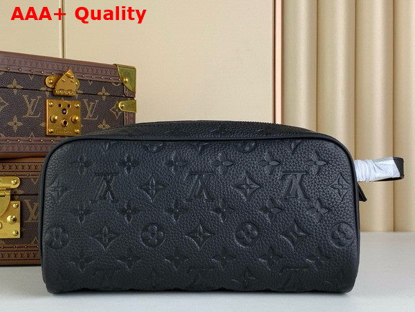 Louis Vuitton Dopp Kit in Black Taurillon Monogram Leather M59478 Replica