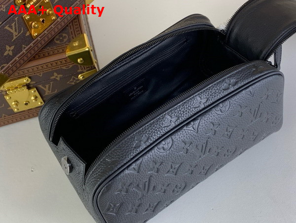 Louis Vuitton Dopp Kit in Black Taurillon Monogram Leather M59478 Replica