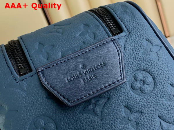 Louis Vuitton Dopp Kit in Blue Taurillon Monogram Leather Replica