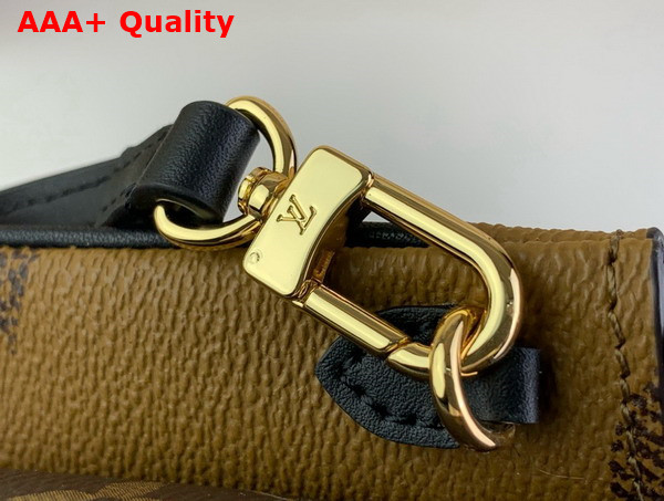 Louis Vuitton Double Zip Pochette in Monogram Giant Reverse and Monogram Coated Canvas M69203 Replica