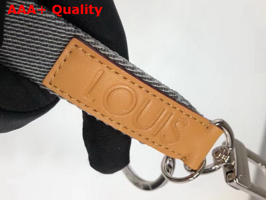 Louis Vuitton Dragonne Bag Charm and Key Holder Leather and Nylon Replica