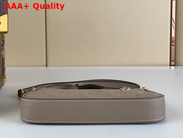 Louis Vuitton Easy Pouch On Strap Tourterelle Beige Monogram Empreinte Leather M81862 Replica