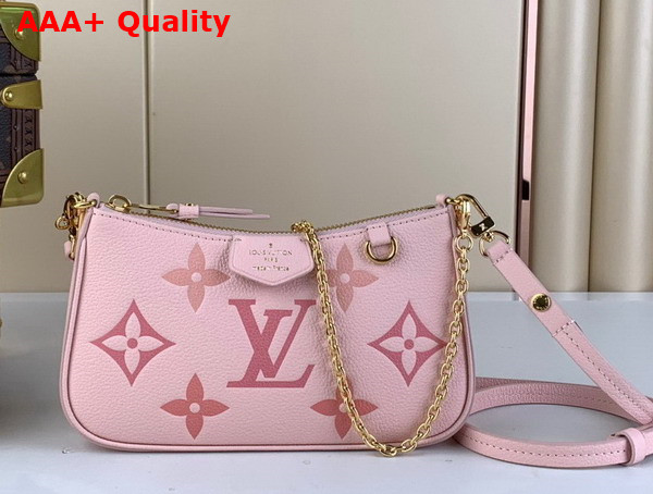 Louis Vuitton Easy Pouch in Gradient Pink Monogram Empreinte Leather M82346 Replica