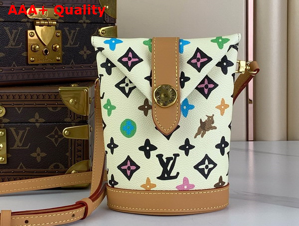 Louis Vuitton Envelope Pouch in Vanilla Monogram Craggy Canvas M83343 Replica