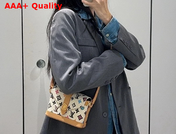 Louis Vuitton Envelope Wearable Wallet in Vanilla Monogram Craggy Coated Canvas M83346 Replica