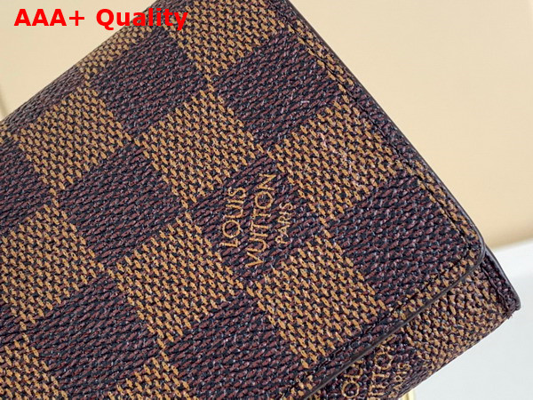 Louis Vuitton Enveloppe Carte De Visite Damier Ebene Canvas Replica