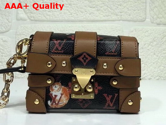 Louis Vuitton Essential Trunk Brown and Orange Transformed Historic Monogram Canvas M63892 Replica