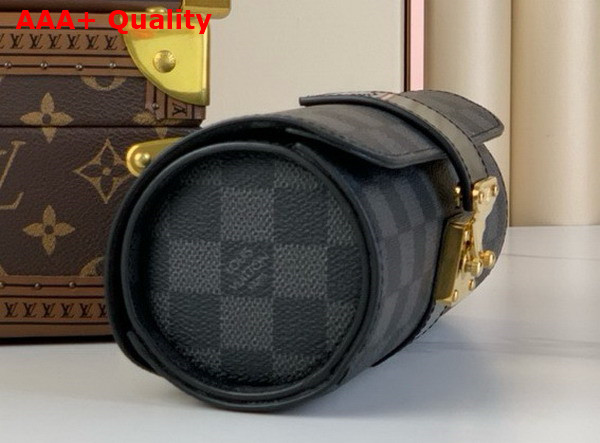 Louis Vuitton Etui Bijoux Jewelry Case in Damier Graphite Canvas Replica