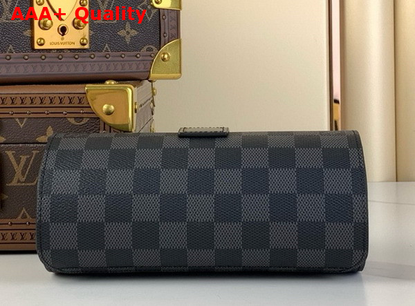 Louis Vuitton Etui Bijoux Jewelry Case in Damier Graphite Canvas Replica