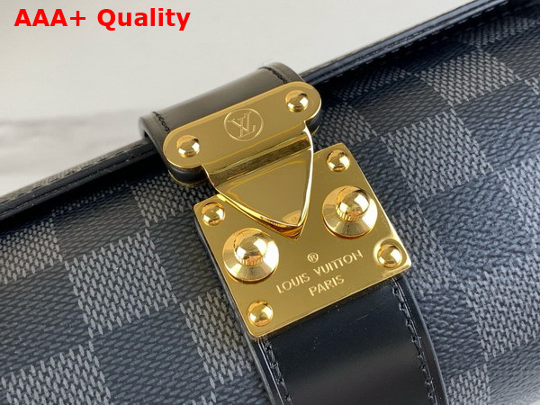 Louis Vuitton Etui Bijoux Jewelry Case in Damier Graphite Canvas Replica