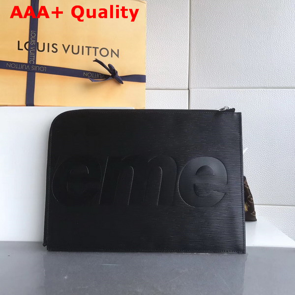 Louis Vuitton Etui Voyage GM Black Epi Leather Replica