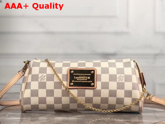 Louis Vuitton Eva Clutch in Daimer Azur Canvas N55214 Replica