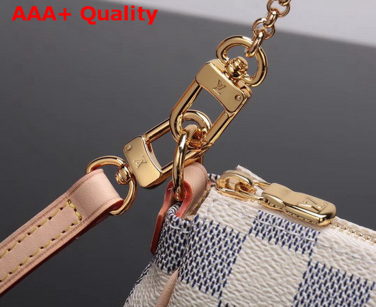 Louis Vuitton Eva Clutch in Damier Azur Canvas Replica