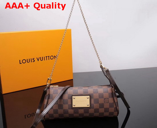 Louis Vuitton Eva Clutch in Damier Ebene Canvas Replica