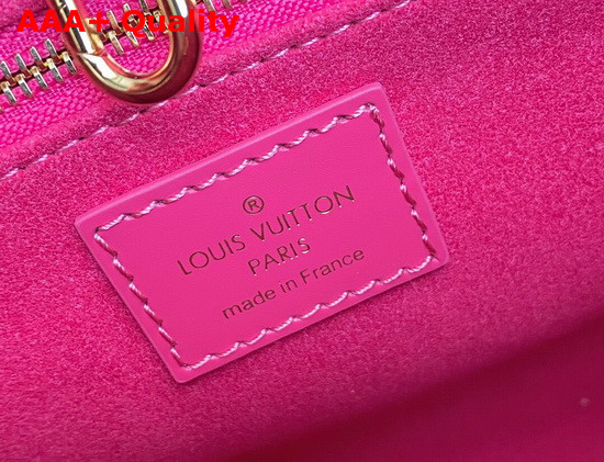 Louis Vuitton Exclusive Online Onthego PM Tote Freesia Pink Monogram Empreinte Leather M45660 Replica