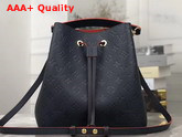 Louis Vuitton Exclusive Prelaunch Neonoe MM Marine Rouge Monogram Empreinte Leather M45306 Replica