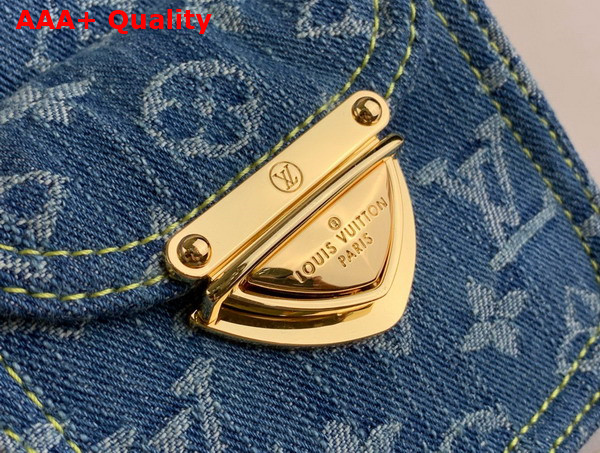 Louis Vuitton Fairfax Pochette Denim Blue Monogram Denim M82948 Replica