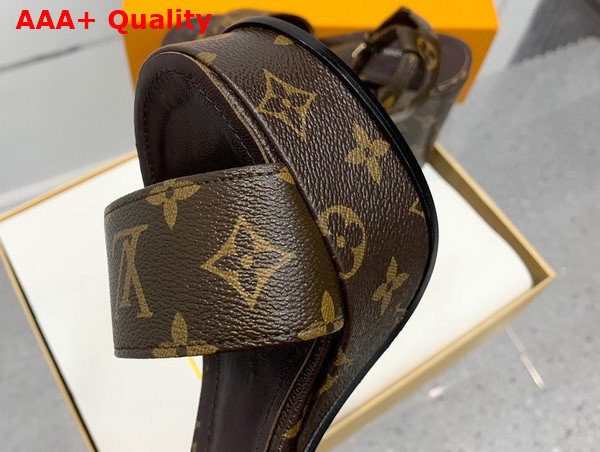 Louis Vuitton Fame Platform Sandal in Monogram Canvas Replica