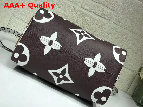 Louis Vuitton Fashion Show Speedy Bandouliere 30 Brown and White Monogram Canvas Replica