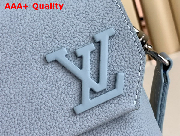 Louis Vuitton Fastline Messenger Bag in Cloud Blue Cowhide Leather Replica