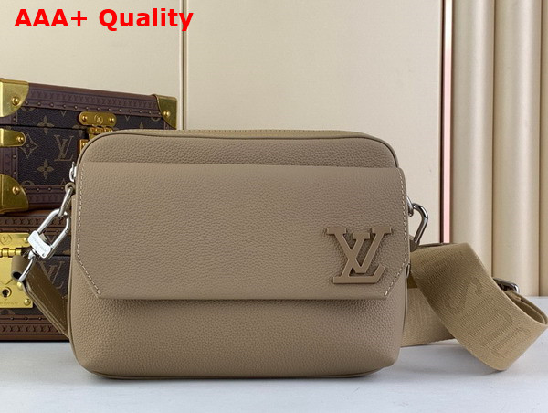 Louis Vuitton Fastline Messenger Bag in Sable Beige Cowhide Leather M23710 Replica