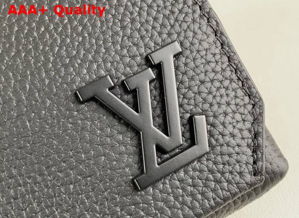 Louis Vuitton Fastline Weareable Wallet LV Aerogram Black Cowhide Leather M82085 Replica