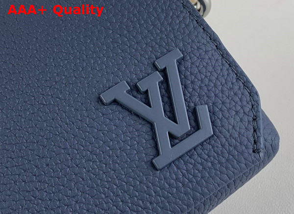 Louis Vuitton Fastline Weareable Wallet LV Aerogram Navy Blue Cowhide Leather Replica