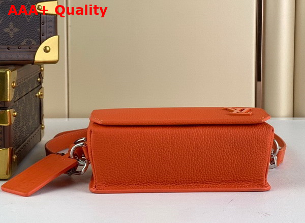 Louis Vuitton Fastline Weareable Wallet LV Aerogram Orange Cowhide Leather Replica