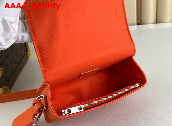 Louis Vuitton Fastline Weareable Wallet LV Aerogram Orange Cowhide Leather Replica