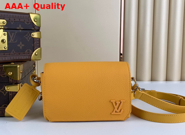 Louis Vuitton Fastline Weareable Wallet LV Aerogram Yellow Cowhide Leather Replica