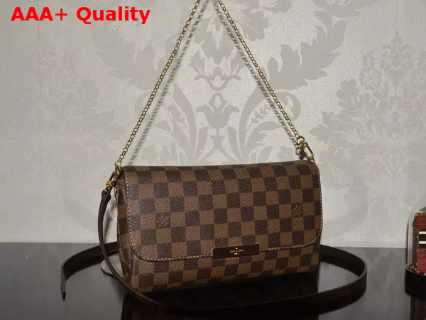 Louis Vuitton Favorite MM Damier Ebene Canvas Replica