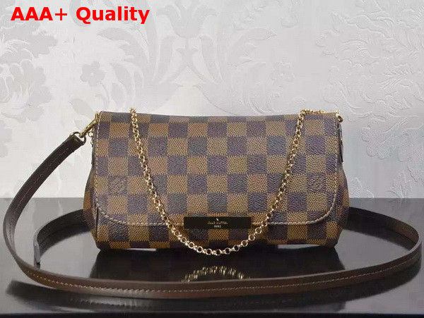 Louis Vuitton Favorite PM Damier Ebene Canvas Replica