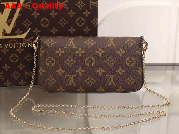 Louis Vuitton Felicie Chain Wallet In Monogram Canvas Replica