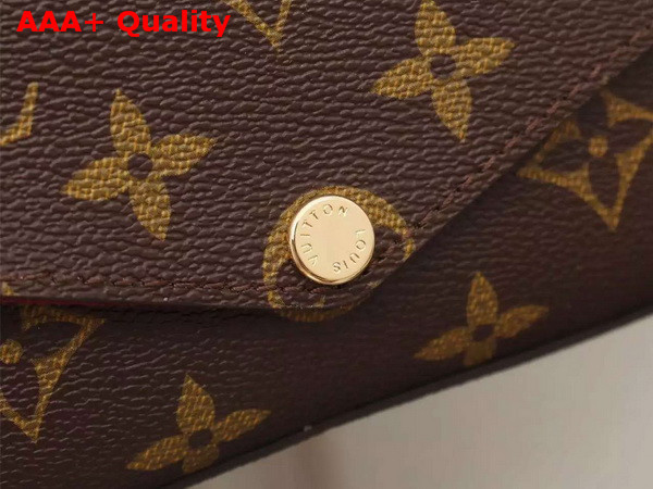 Louis Vuitton Felicie Chain Wallet In Monogram Canvas Replica