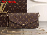 Louis Vuitton Felicie Chain Wallet In Monogram Canvas Replica