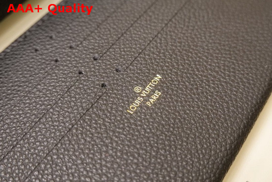 Louis Vuitton Felicie Pochette Black Monogram Empreinte Leather Replica