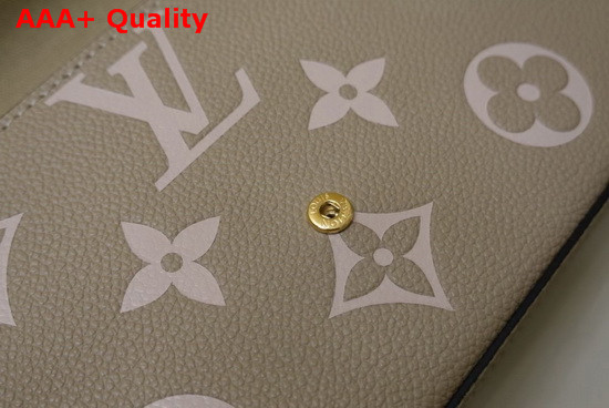 Louis Vuitton Felicie Pochette Tourterelle Gray Monogram Empreinte Leather M69977 Replica