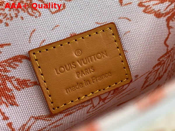 Louis Vuitton Felicie Pochette in Coral Monogram Tiles Canvas Replica