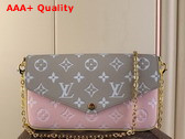 Louis Vuitton Felicie Pochette is Interpreted in Three Different Shades of Monogram Empreinte Leather M81359 Replica