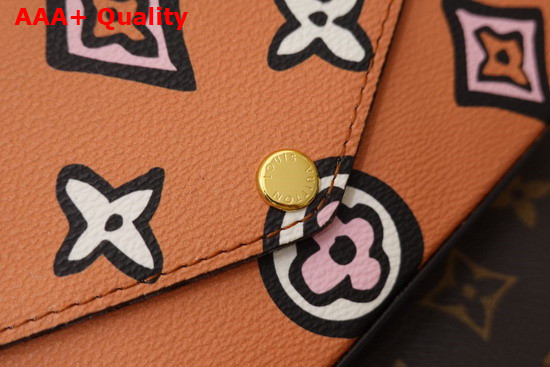 Louis Vuitton Felicie Strap Go Pochette Arizona Beige Creme Beige Monogram Coated Canvas M80695 Replica