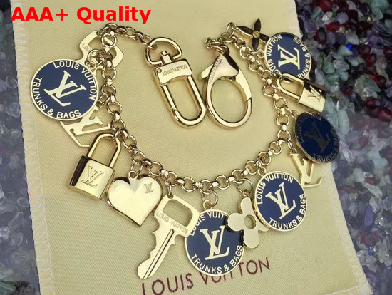 Louis Vuitton Fleur De Monogram Bag Charm Chain Replica