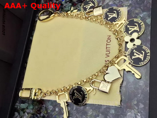 Louis Vuitton Fleur De Monogram Bag Charm Chain Replica