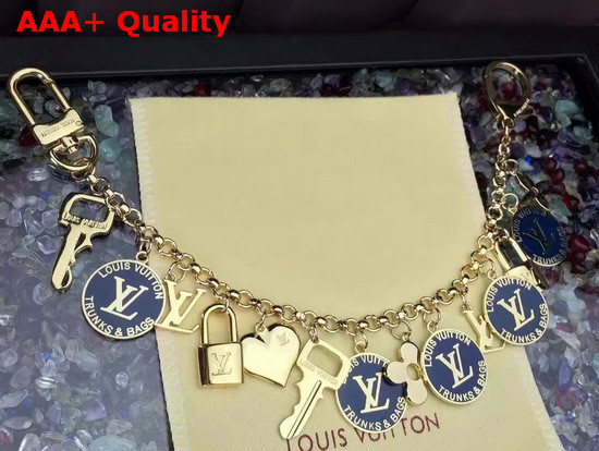 Louis Vuitton Fleur De Monogram Bag Charm Chain Replica